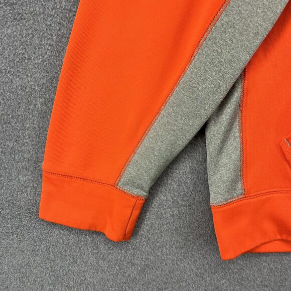 NIKE Therma Fit Hoodie Mens Medium Orange gray - Picture 4 of 16